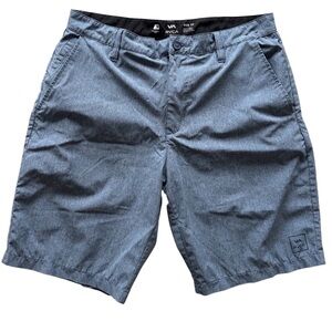 RVCA Men's Charcoal Flat Front Shorts
